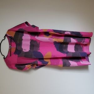 KAKTUS Brushstroke Linen Dress (Size 1X)